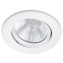 LED-alasvalo Trio Pamir, ø85x54mm, IP23, mattavalkoinen