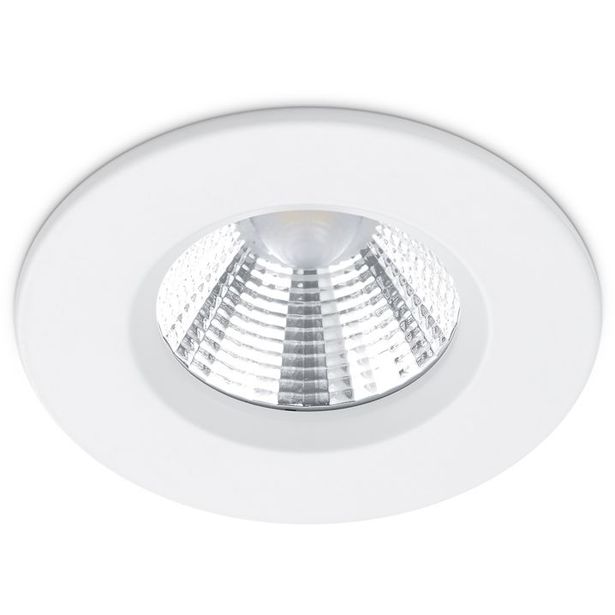 Upotettava LED-alasvalo Trio Zagros, Ø8,5 cm, valkoinen, IP65