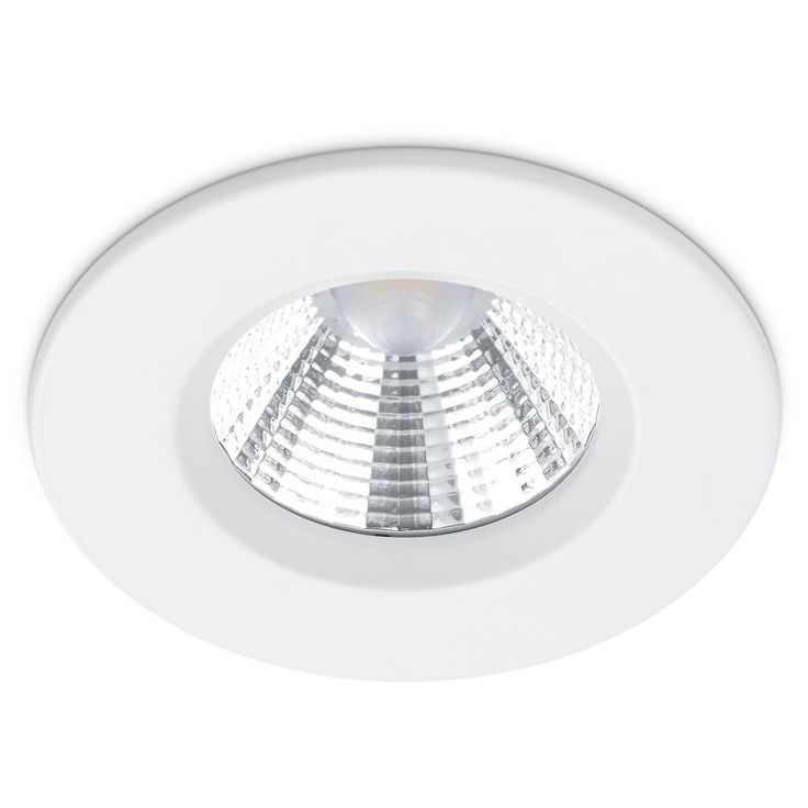 Upotettava LED-alasvalo Trio Zagros, Ø8,5 cm, valkoinen, IP65
