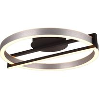 LED-kattovalaisin Trio WiZ Thompson, 55cm, harjattu alumiini, RGB