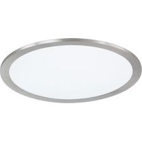 Plafondi Trio Griffin WiZ LED, Ø30cm, harjattu teräs