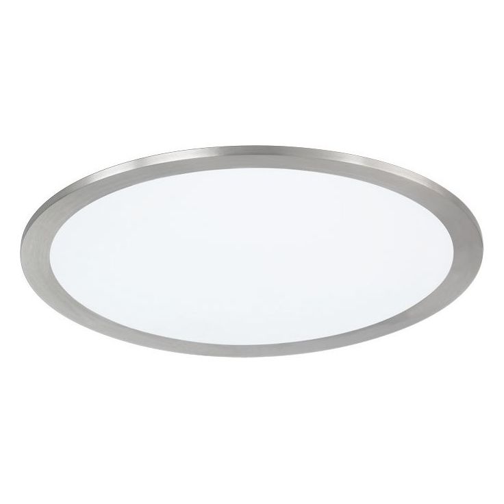 Plafondi Trio Griffin WiZ LED, Ø30cm, harjattu teräs
