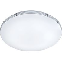 LED-kattovalaisin Apart, Ø410x100mm, IP44, kromi, himmennettävä