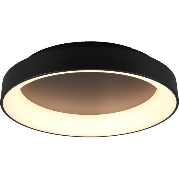 Kattovalaisin Trio Girona LED, Ø60cm, mattamusta