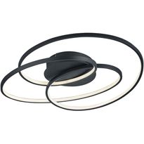 Kattovalaisin Trio Gale LED, 60 cm, mattamusta