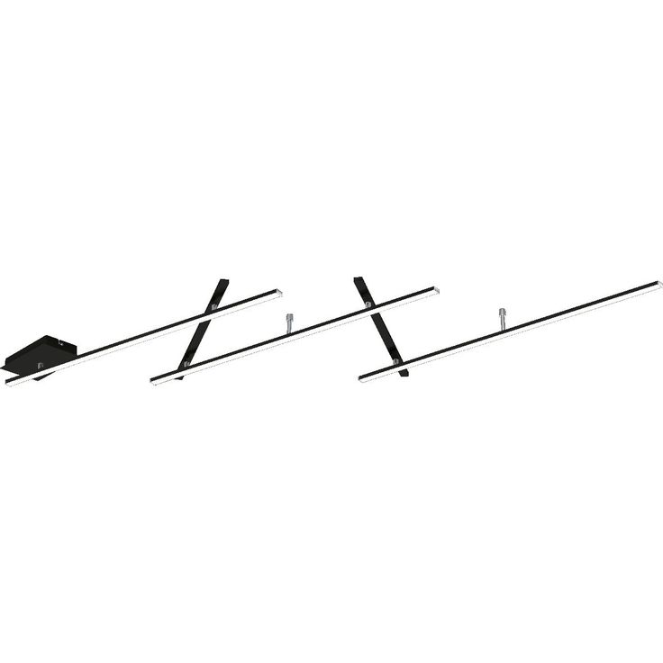 LED-kattovalaisin Trio Indira, 5-os, mattamusta