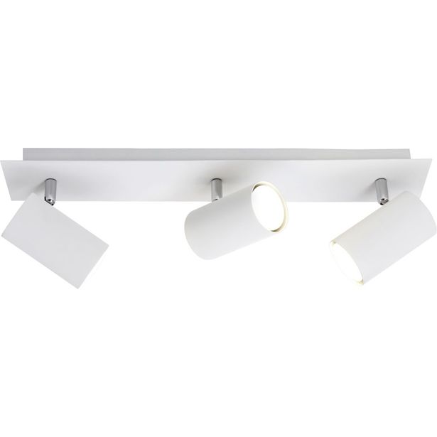 Kattospotti Trio Marley, 480x90x150 mm, 3-osainen valkoinen