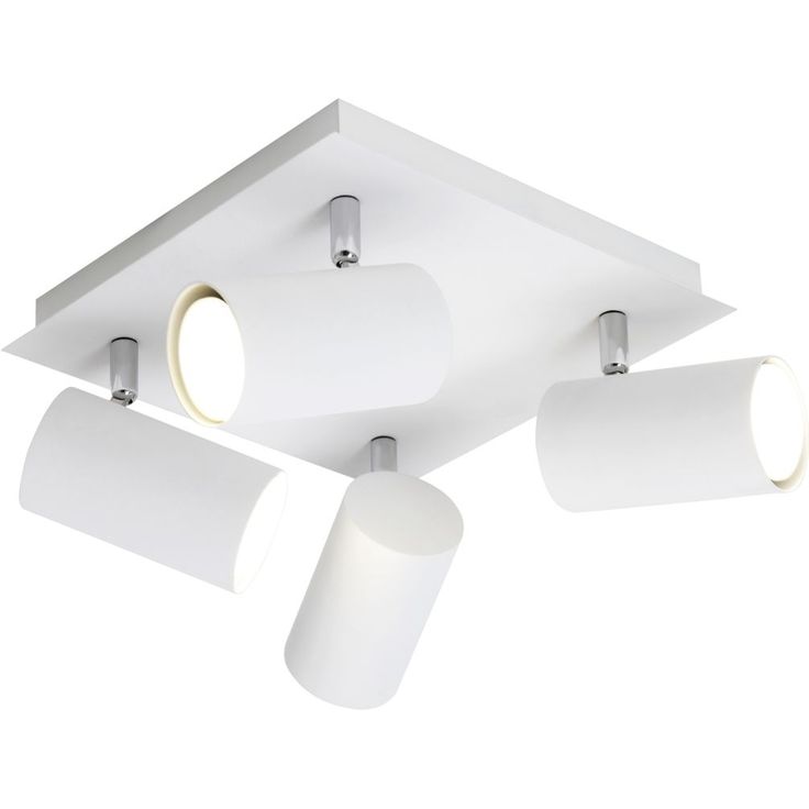 Kattospotti Trio Marley, 240x240x150 mm, 4-osainen valkoinen
