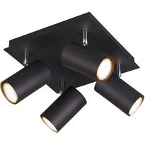 Kattospotti Trio Marley, 150x240x240mm, mattamusta