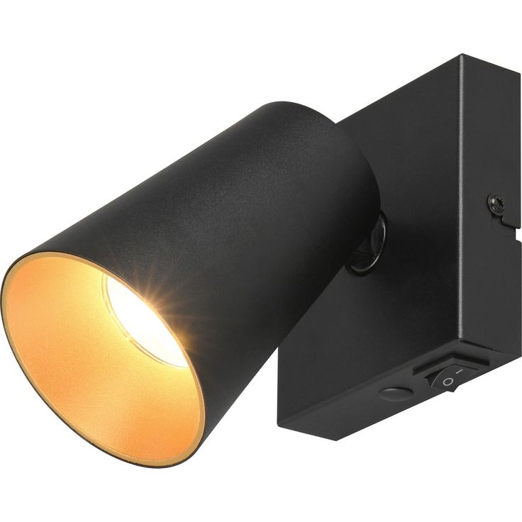 Spotti Trio Sharp GU10 musta/kulta
