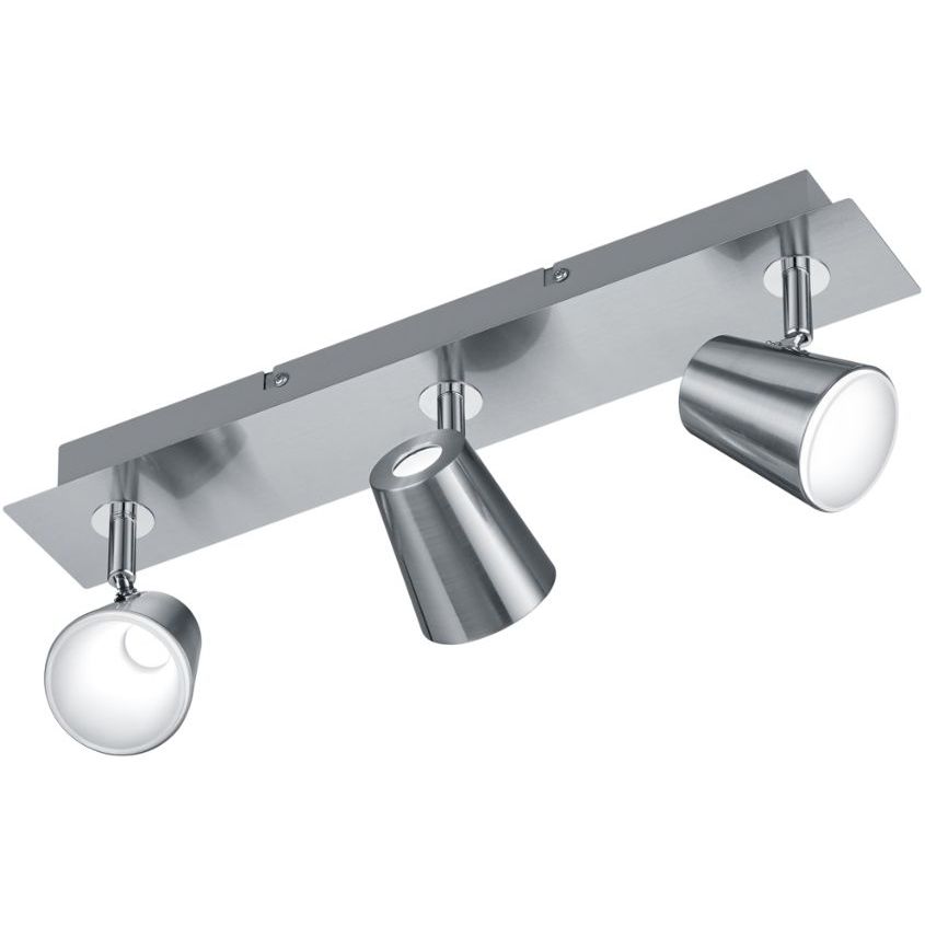 LED-kattospotti Trio Narcos 160x450x75 mm, harjattu teräs