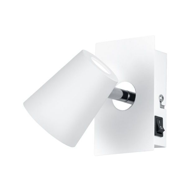 LED-seinäspotti Trio Narcos 120x75 mm, valkoinen