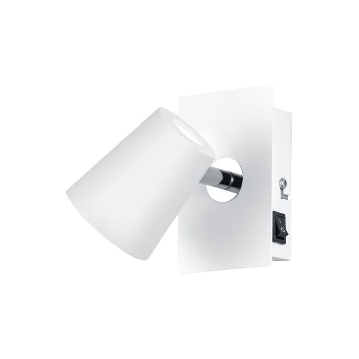 LED-seinäspotti Trio Narcos 120x75 mm, valkoinen