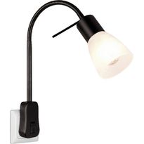 LED-spotti Trio Levisto, pistokkeella, mattamusta