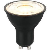 Lamppu Trio LED GU10 3,3W 450lm 2700K musta switch dimmer