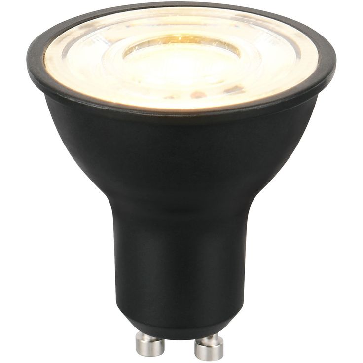 Lamppu Trio LED GU10 3,3W 450lm 2700K musta switch dimmer