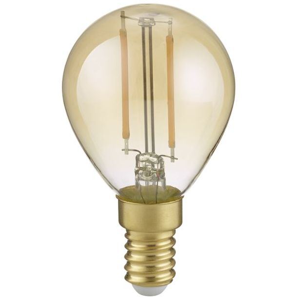 LED-lamppu Trio E14, filament, vakio, 4W, 470lm, 2700K, ruskea, switch dimmer