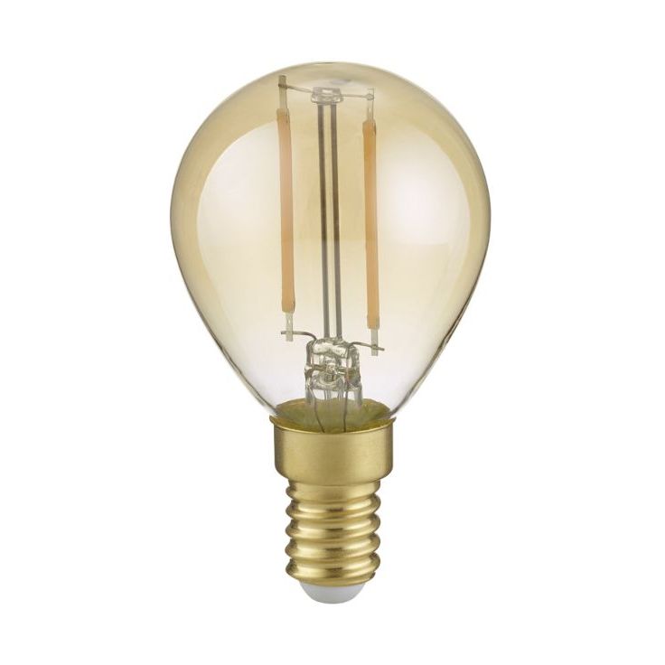 LED-lamppu Trio E14, filament, vakio, 4W, 470lm, 2700K, ruskea, switch dimmer
