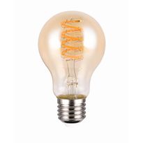 LED-lamppu Trio E27, filament vakiokupu 7W, 400lm 1800K, ruskea, switch dimmer
