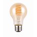 LED-lamppu Trio E27, filament vakiokupu 7W, 400lm 1800K, ruskea, switch dimmer