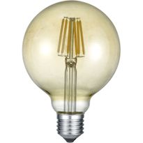 LED-lamppu Trio E27, filament, iso globe, 8W, 806lm, 2700K, ruskea, switch dimmer
