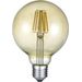 LED-lamppu Trio E27, filament, iso globe, 8W, 806lm, 2700K, ruskea, switch dimmer