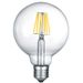 LED-Lamppu Trio E27, filament iso globe 6W, 810lm 2700K switch dimm