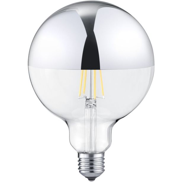 LED-lamppu Trio E27, pääpeili, filament globe, 7W, 680lm, 2700K