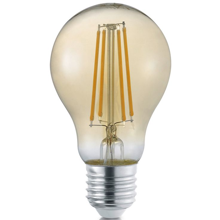 LED-Lamppu Trio E27, filament vakio 8W, 700lm 2700K ruskea switch dimm
