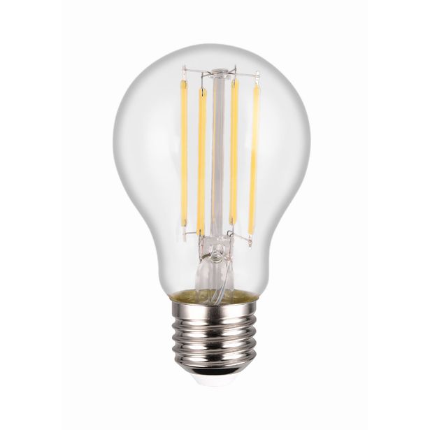 LED-lamppu Trio E27, filament vakiokupu 7W, 806lm 4000K, kirkas, switch dimmer