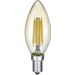 LED-lamppu Trio E14, filament, kynttilä, 4W, 400lm, 2700K, ruskea