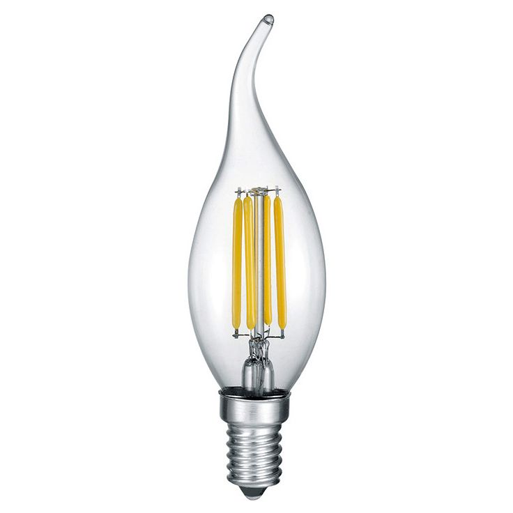 LED-Lamppu Trio E14, filament liekki 4W, 470lm 2700K switch dimm