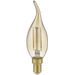 LED-lamppu Trio E14, filament, liekki, 4W, 400lm, 2700K, ruskea, switch dimmer