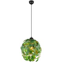 Riippuvalaisin Trio Leavy 38cm E27 vihreä
