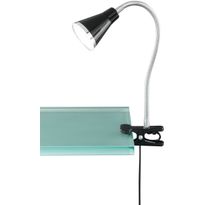 LED-pöytävalaisin Trio Arras LED 3.8W, IP20, Ø70x400 mm, musta nipistimellä