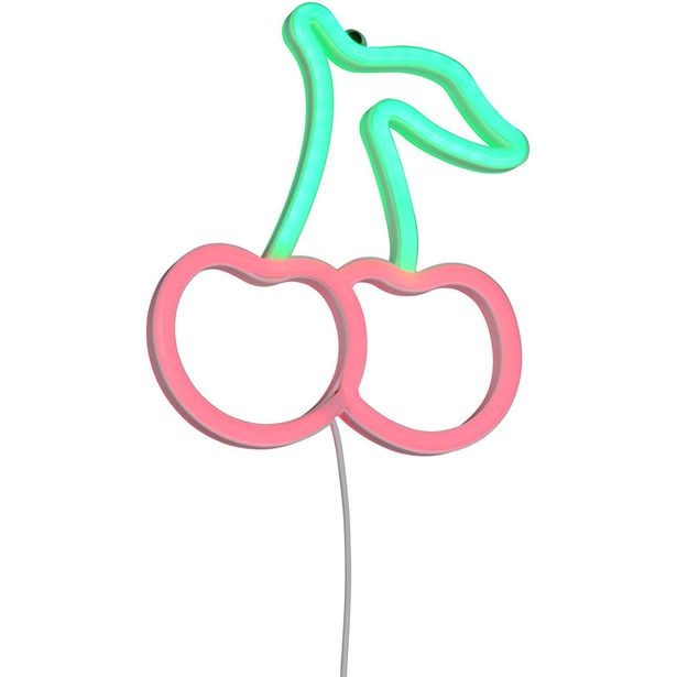 Neonkyltti/seinävalaisin Trio Cerise LED
