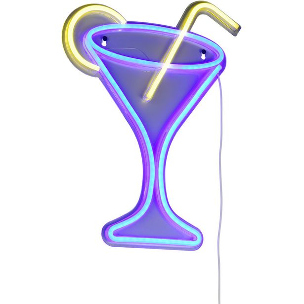 Neonkyltti/seinävalaisin Trio Cheers LED