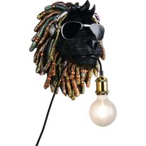 Seinävalaisin Trio Leo E27 musta