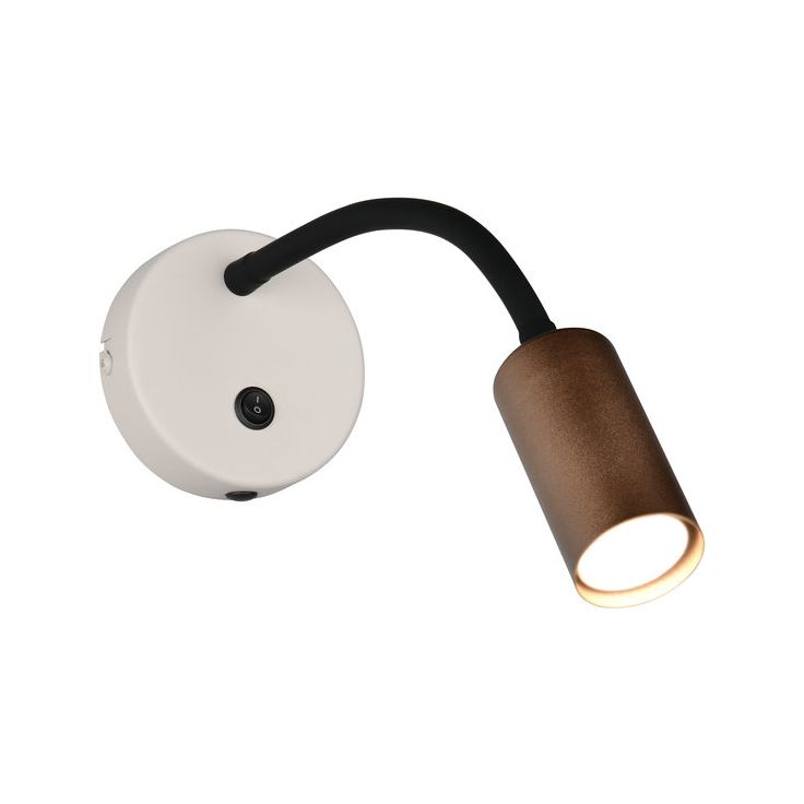 Seinävalaisin Trio Taryn mini GU10 kahvi