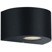 LED-seinävalaisin Trio Rosario, 90x150x105mm, mattamusta, IP44