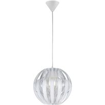 Riippuvalaisin Trio Pumpkin, Ø 300x1500mm, valkoinen