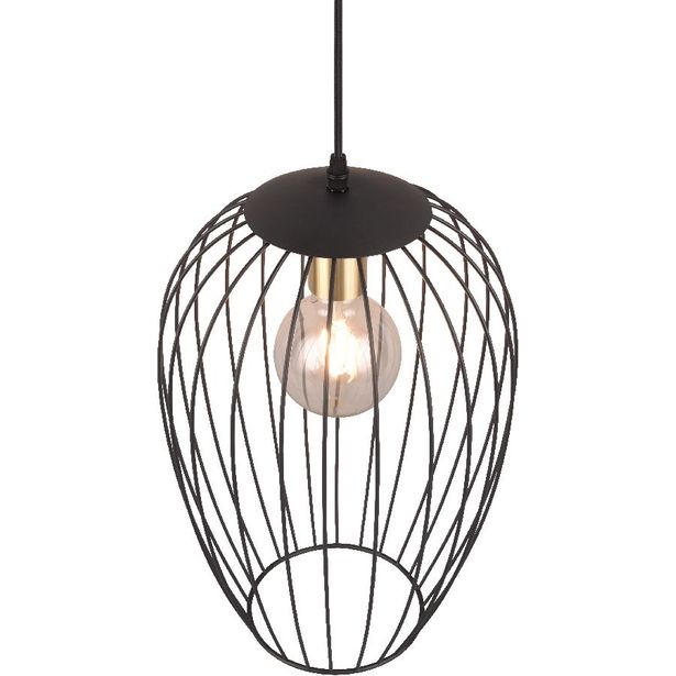Riippuvalaisin Trio Grid, 1-os, 28cm, E27, mattamusta