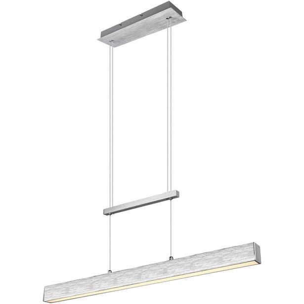 LED-riippuvalaisin Trio Paros, harjattu alumiini