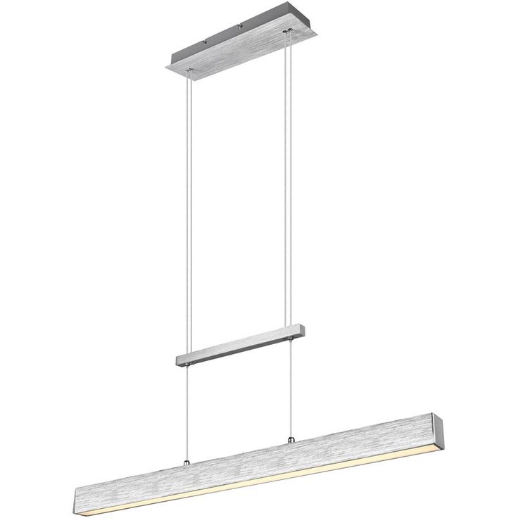 LED-riippuvalaisin Trio Paros, harjattu alumiini
