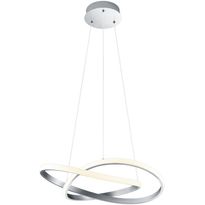 LED-riippuvalaisin Trio Course, Ø600x1500mm, harjattu teräs