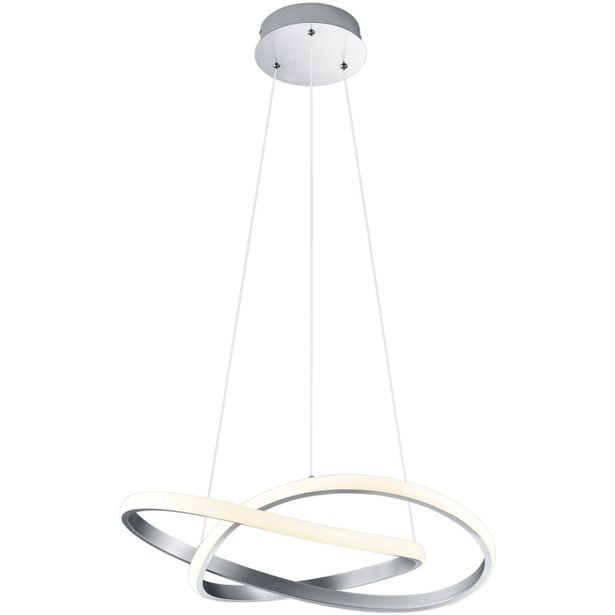 LED-riippuvalaisin Trio Course, Ø600x1500mm, harjattu teräs