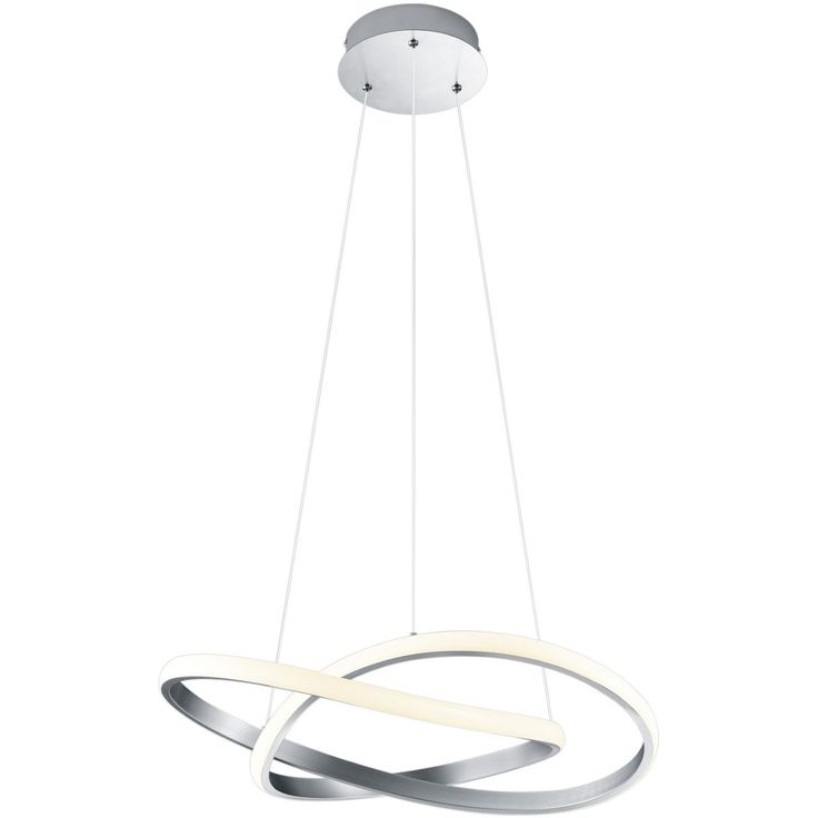 LED-riippuvalaisin Trio Course, Ø600x1500mm, harjattu teräs