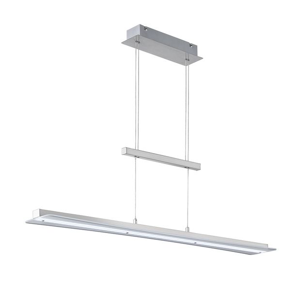 LED-riippuvalaisin Trio Smash 1500x1000x120 mm harjattu teräs