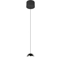 Riippuvalaisin Trio Senta LED 1-osainen 4000K mattamusta/kromi