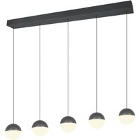 Riippuvalaisin Trio Senta LED 5-osainen 3000K antrasiitti